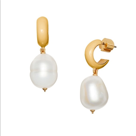 kate spade Jewelry - Kate Spade Candy Drops Pearl Drop Huggie Earrings